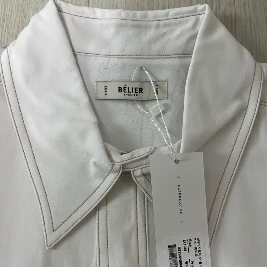 [BUNJANG] Bellier Short Sleeved Relaxed Fit Shirt (Size L/105) / 벨리에 숏 슬리브드 릴렉스셔츠 L(105)사이즈 판매해요