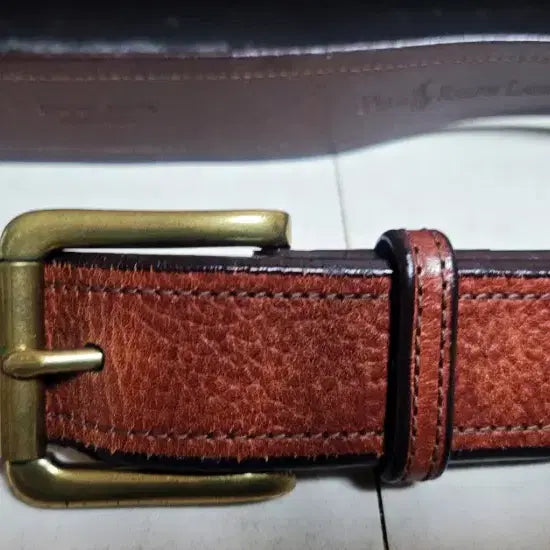 [BUNJANG] Polo Ralph Lauren Vintage Western Leather Belt / 폴로랄프로렌 빈티지 웨스턴 통가죽 벨트 30