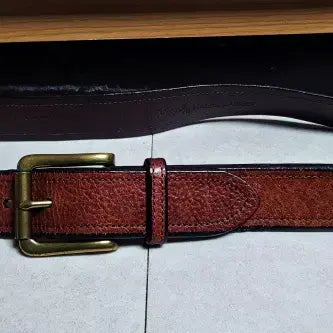 [BUNJANG] Polo Ralph Lauren Vintage Western Leather Belt / 폴로랄프로렌 빈티지 웨스턴 통가죽 벨트 30