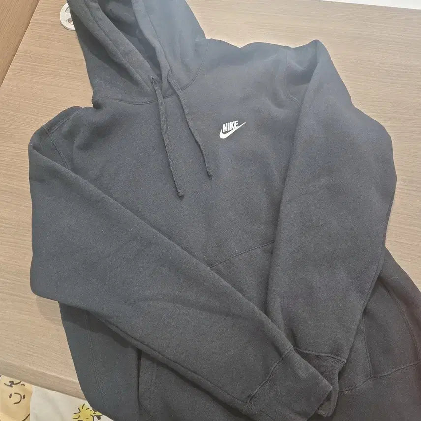 [BUNJANG] Nike Basic Logo Black Hoodie M Size / 나이키 블랙 후드티 M 사이즈