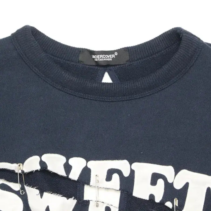 [BUNJANG] Undercover Jun Takahashi Crop Sweatshirt / 언더커버 준타카하시 여성 55 크롭 맨투맨 티셔츠/L02