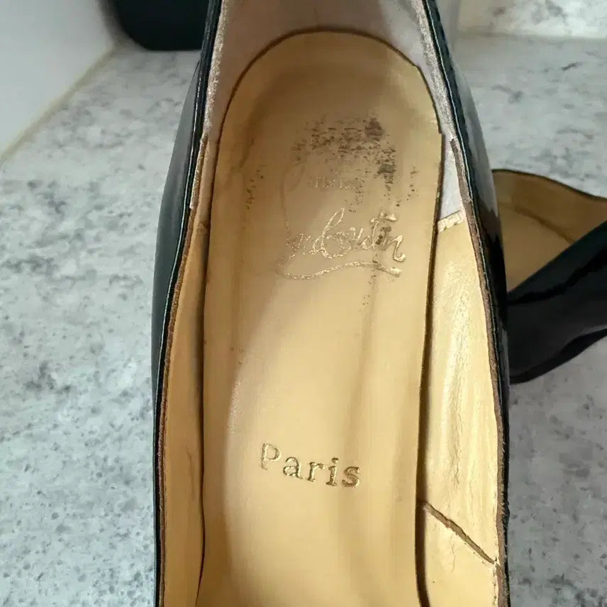 [BUNJANG] Christian Louboutin Patent Leather Pumps / 크리스찬 루부탱 블랙 페이턴트 펌프스힐