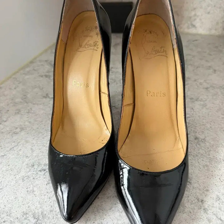 [BUNJANG] Christian Louboutin Patent Leather Pumps / 크리스찬 루부탱 블랙 페이턴트 펌프스힐