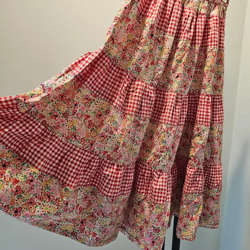 [SOLD OUT] 보헤미안풍 플로럴  롱 스커트