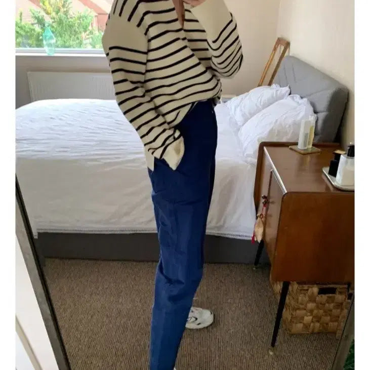 [BUNJANG] Arket Striped Cotton Sweater / 아르켓 스트라이프 코튼 스웨터
