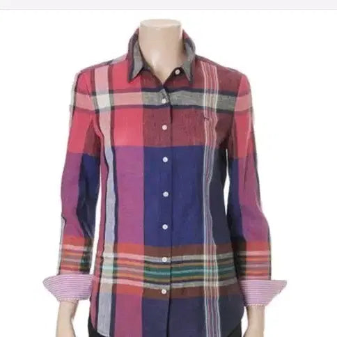 [BUNJANG] Hazzys Ladies Linen Shirt 85 / 헤지스 레이디스 여성 셔츠 린넨 남방 85 사이즈