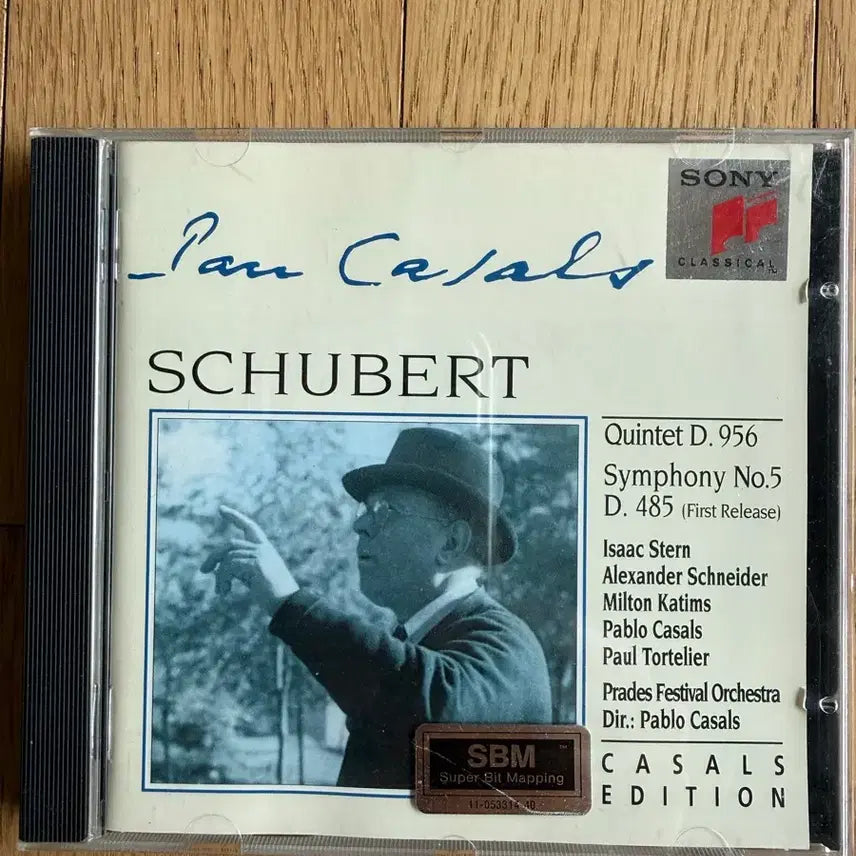 [BUNJANG] Schubert: Pablo Casals Sony Classical CD / 수입) 슈베르트: 파블로 카잘스 Sony Classical CD