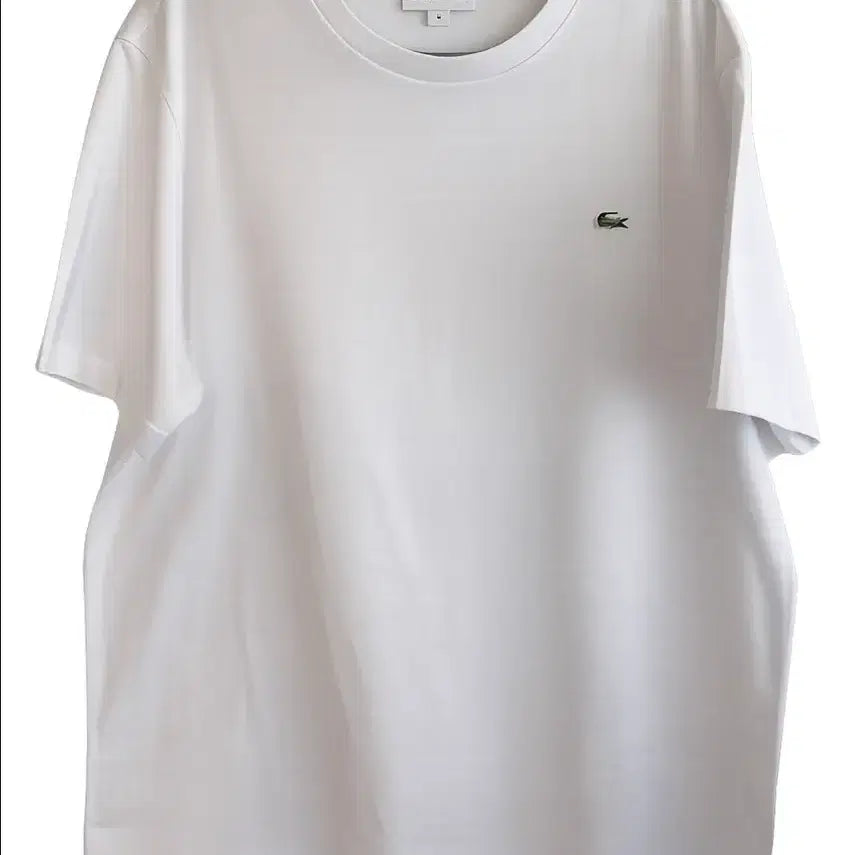[BUNJANG] Lacoste White Short-Sleeve T-Shirt L / 라코스테 화이트 반팔티 L (FR 5)