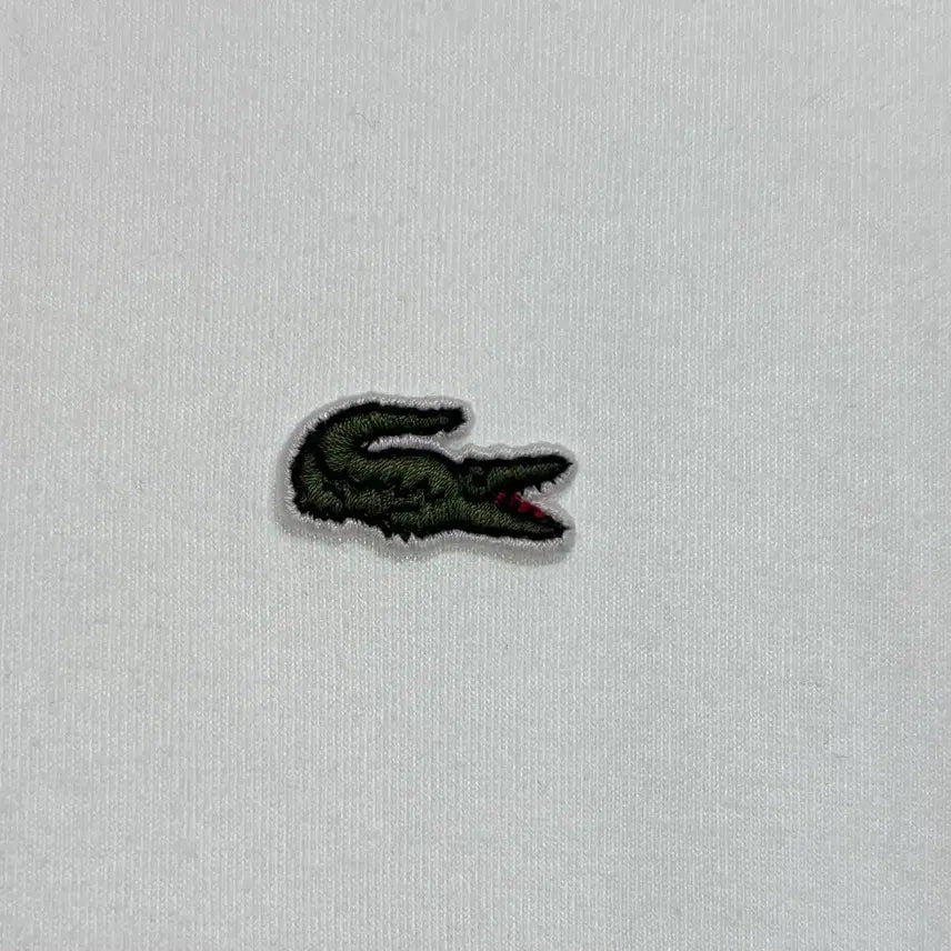 [BUNJANG] Lacoste White Short-Sleeve T-Shirt L / 라코스테 화이트 반팔티 L (FR 5)