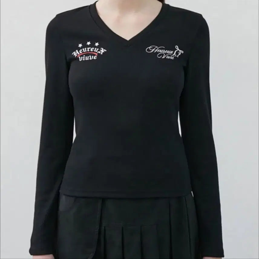 [BUNJANG] Egoist V-Neck Printed T-Shirt / 에고이스트브이넥프린팅티셔츠