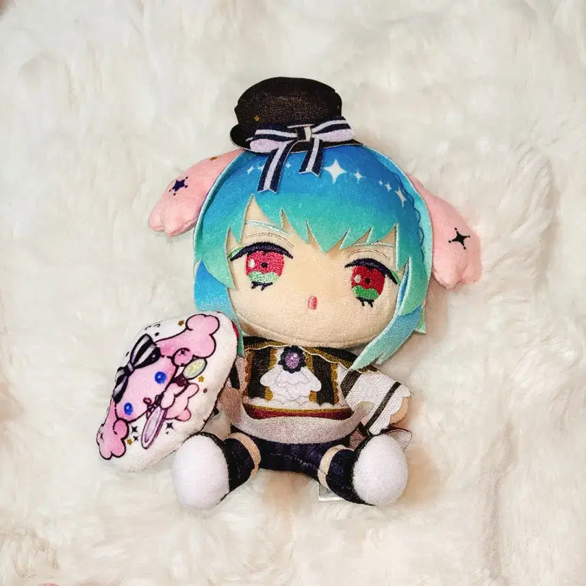 [BUNJANG] Aquneko Cinnamoroll DollyMix Flure Plush / 아쿠네코 Cinnamoroll DollyMix 플루레 누이