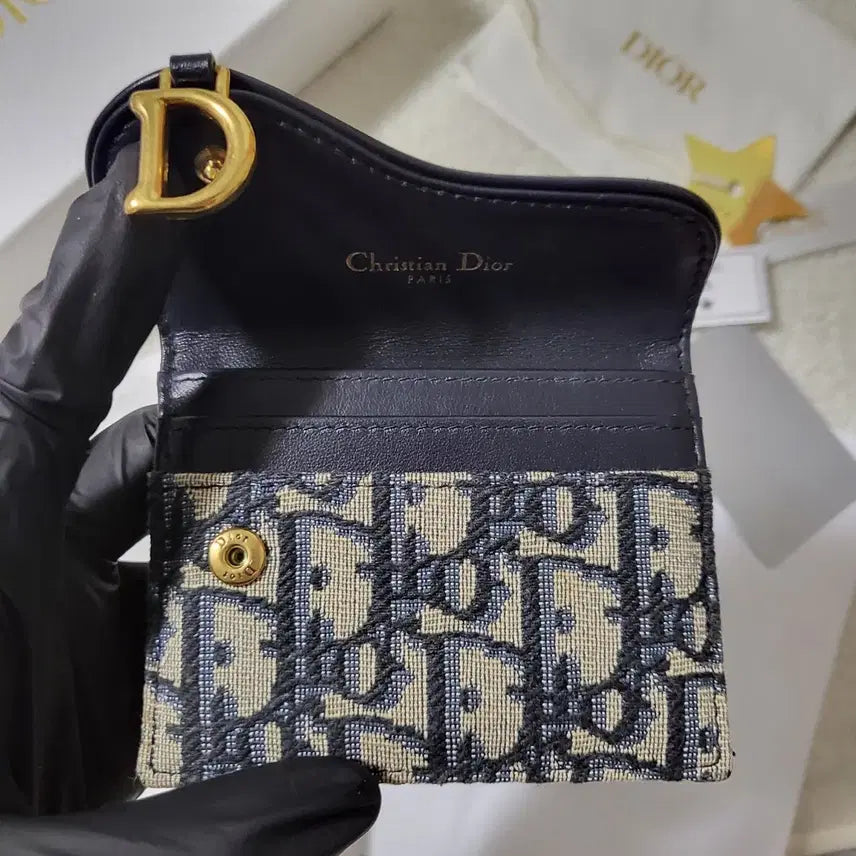 [BUNJANG] Dior Oblique Saddle Card Wallet / [새상품급/풀구성] 디올 오블리크 새들 카드지갑