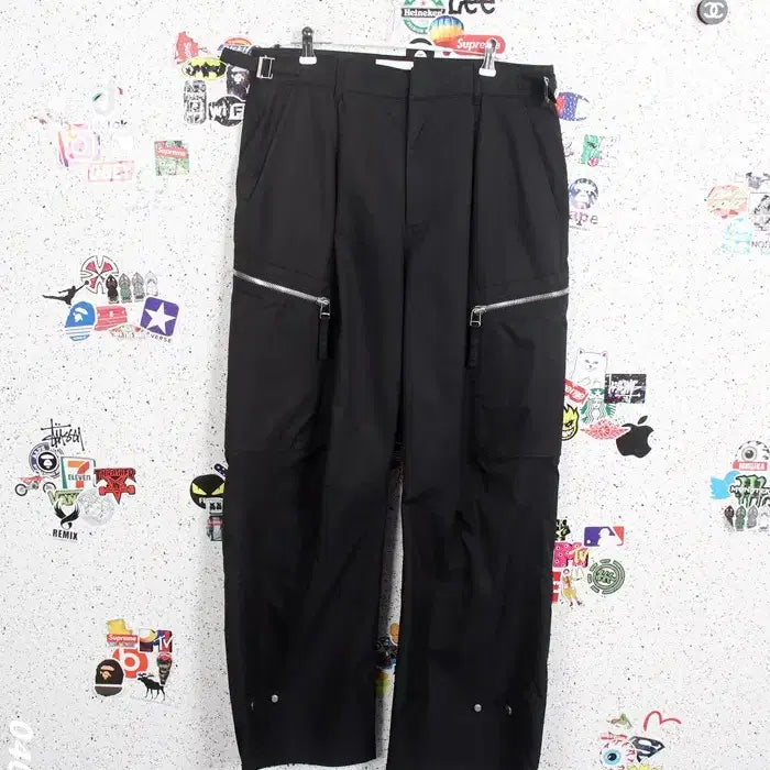 [BUNJANG] EA Detailed Zippered Cotton Pants BK 33-3 L / 남성L / 이에이 디테일 지퍼드 코튼팬츠BK 33-3