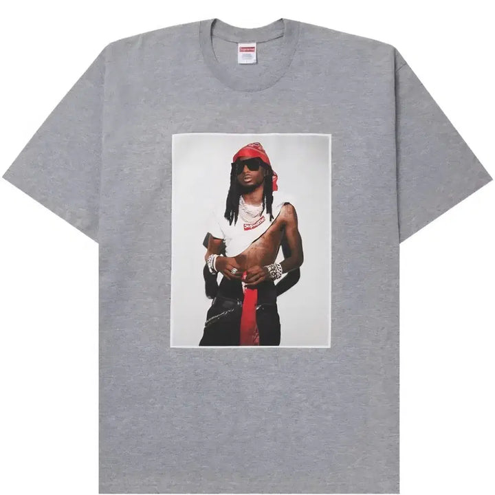 [BUNJANG] Supreme Playboy Carti T-shirt Heather Gray / [xl]슈프림 플레이보이 카티 티셔츠 헤더 그레이 - 25FW