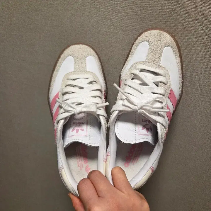 [BUNJANG] Adidas Samba Platform White Pink Women&