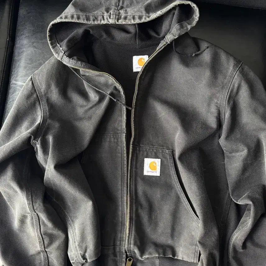 [BUNJANG] Carhartt Sandstone Duck Active Jacket Simon Dominic x Paloalto Autographed / 칼하트 아이유 액티브 후드 자켓 simonD x Paloalto