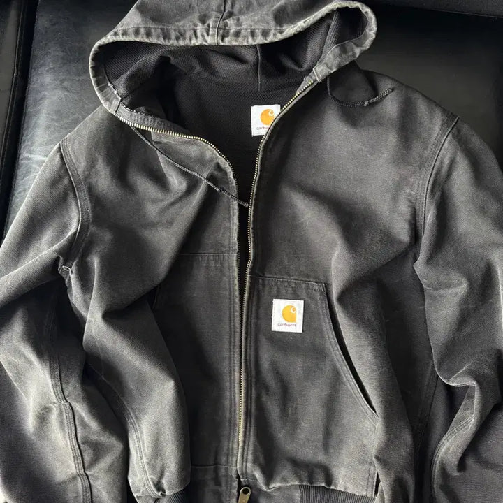 [BUNJANG] Carhartt Sandstone Duck Active Jacket Simon Dominic x Paloalto Autographed / 칼하트 아이유 액티브 후드 자켓 simonD x Paloalto
