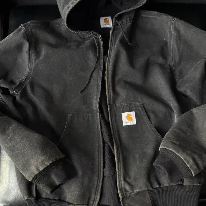 [BUNJANG] Carhartt Sandstone Duck Active Jacket Simon Dominic x Paloalto Autographed / 칼하트 아이유 액티브 후드 자켓 simonD x Paloalto