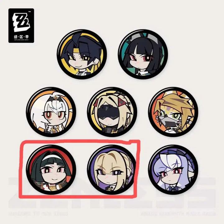 [BUNJANG] Zen Zone Evelyn &amp; Astra Badge / 젠존제 뱃지 아스트라 이블린