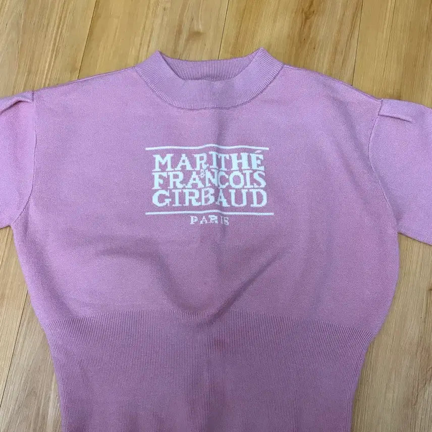 [BUNJANG] Marithe Francois Girbaud Indigo Pink Knit / 마리떼 프랑소와 저버 핑크 니트
