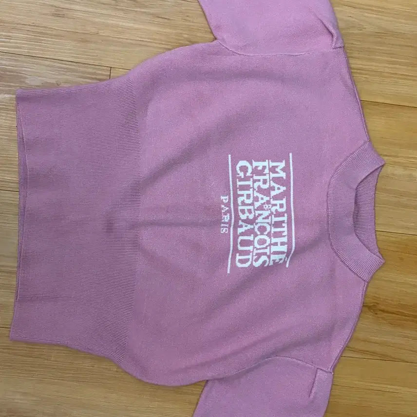 [BUNJANG] Marithe Francois Girbaud Indigo Pink Knit / 마리떼 프랑소와 저버 핑크 니트