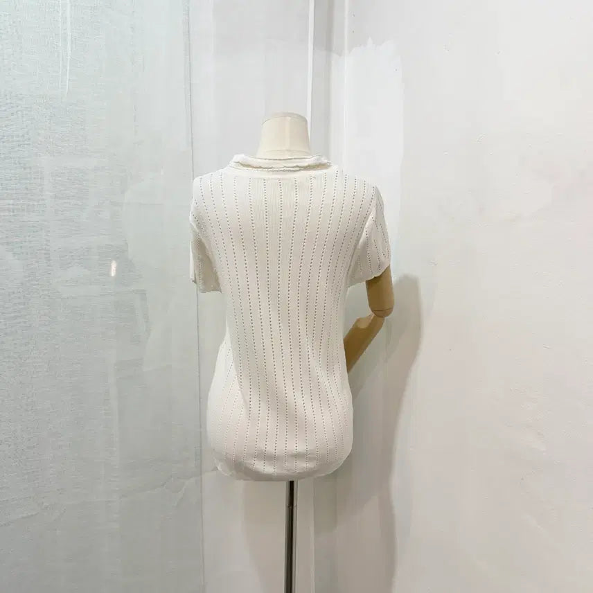 [BUNJANG] Pointel Summer Punching Cardigan / 포인텔 가디건 펀칭가디건 반팔가디건 여름니트 3238