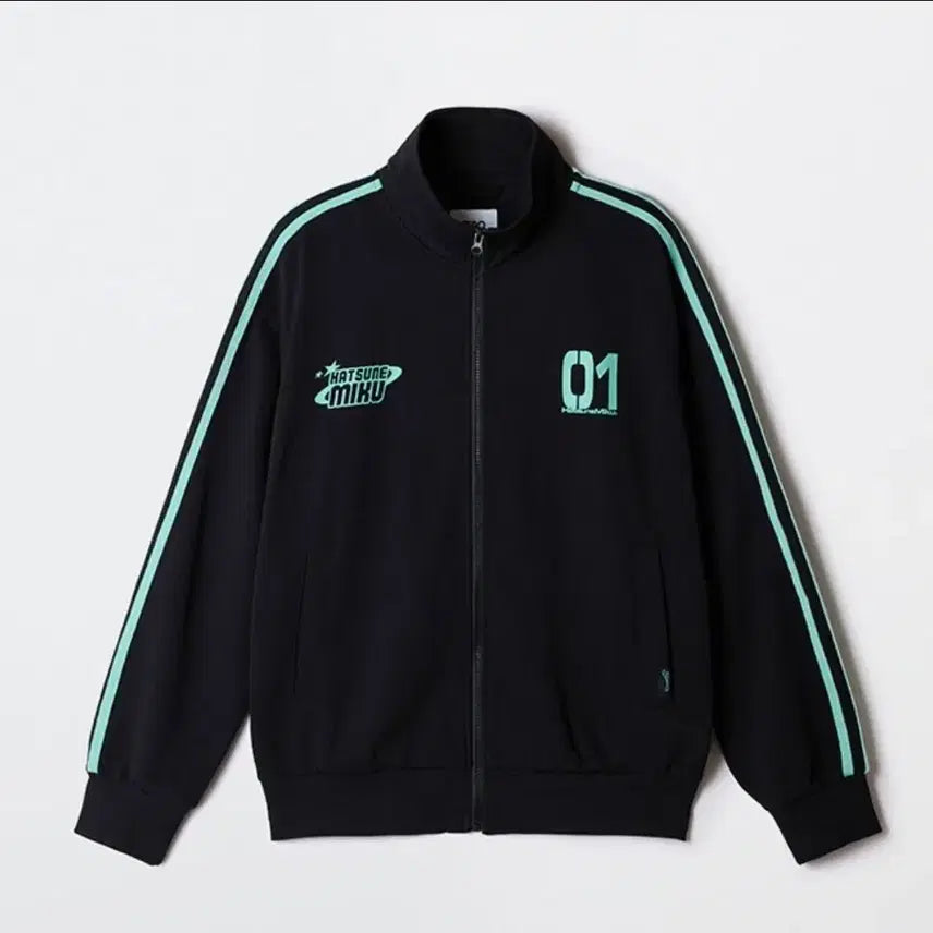 [SOLD OUT] 하츠네 미쿠 스파오 콜라보 트랙 재킷 져지 S