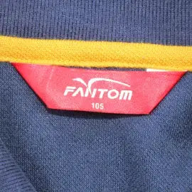[BUNJANG] Phantom Collar Neck Long Sleeve T-Shirt - Navy - Size 105 / I6699 팬텀 카라넥 긴팔티 105 구제모은