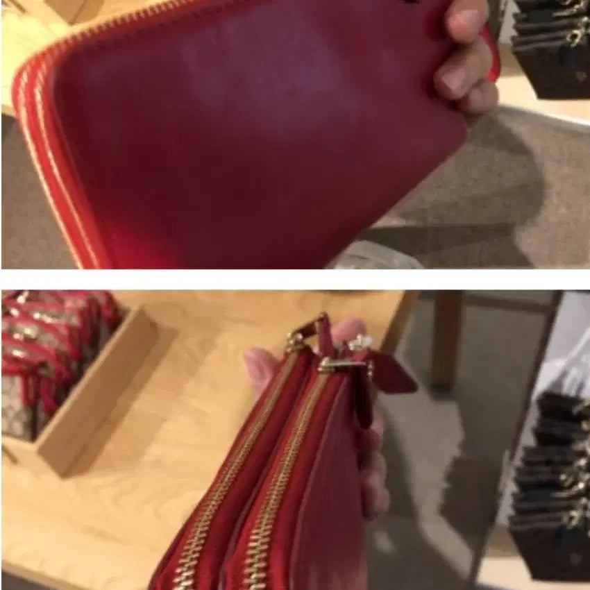 [BUNJANG] Coach Double Zipper Wristlet Wallet / 코치  [새상품]