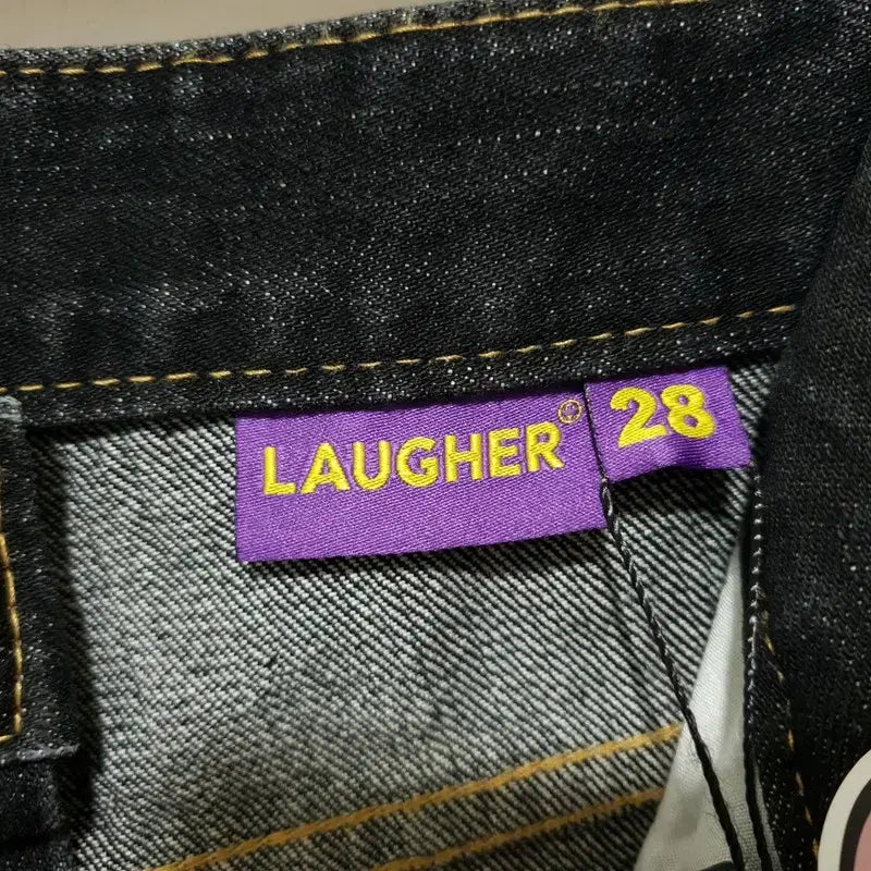 [BUNJANG] Lafayette Embroidered Denim Pants / 라퍼 세깅보이 자수 데님 팬츠 28_M2413