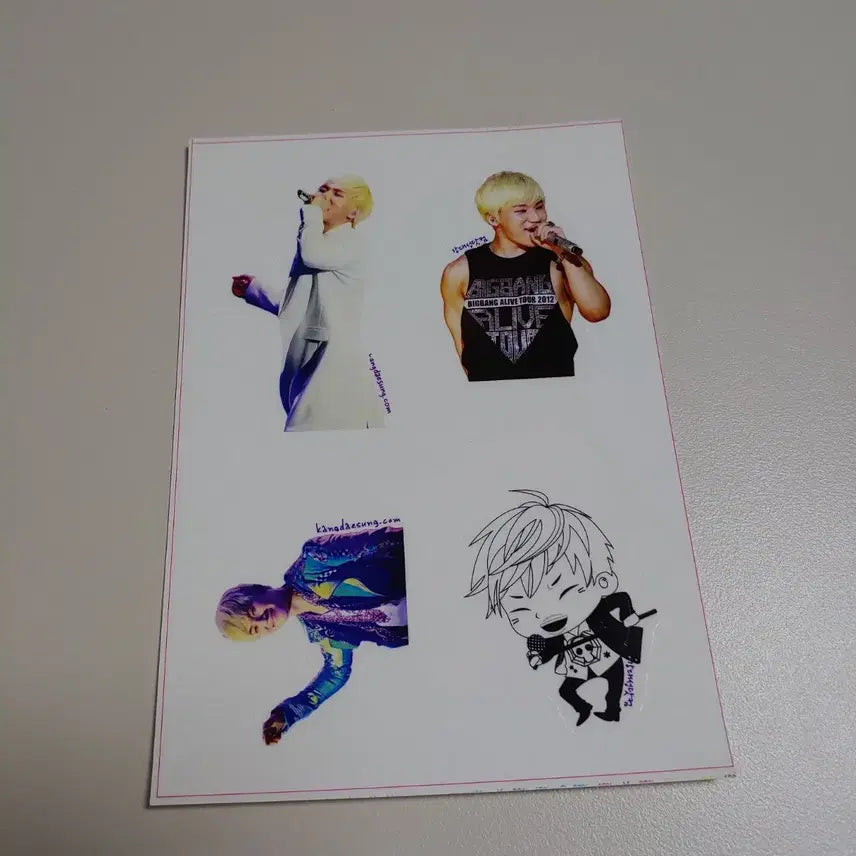 [SOLD OUT] 빅뱅 대성 스티커 6개