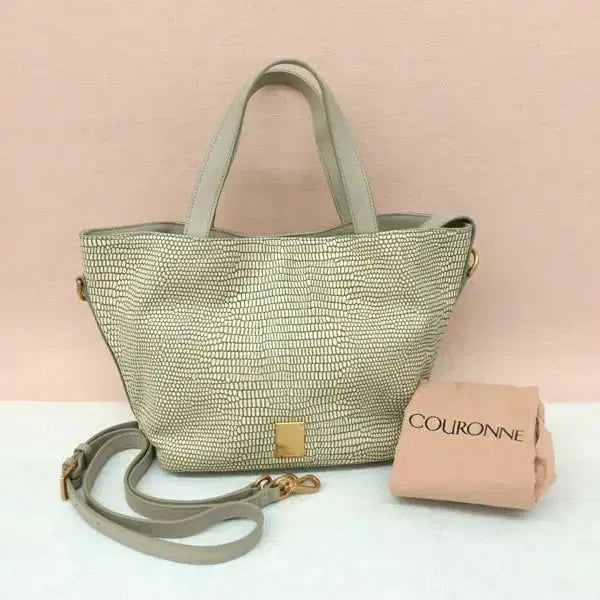 [BUNJANG] Couronne Tote Crossbody Bag / 쿠론가방 토트 크로스백
