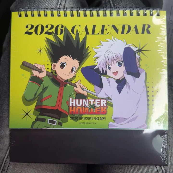 [BUNJANG] Hunter x Hunter 2026 Desk Calendar / 헌터헌터 카페 2026 탁상 달력