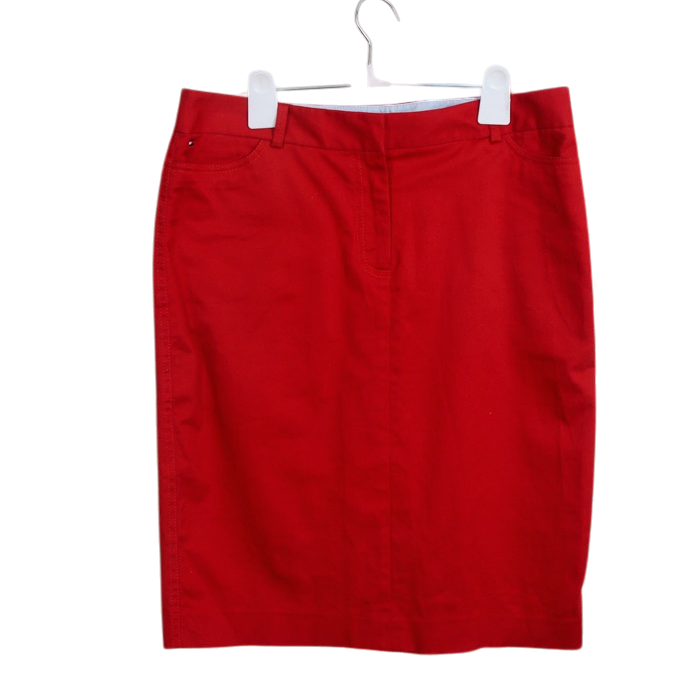 [BUNJANG] Tommy Hilfiger Basic Red Skirt RD 33-12 Women&