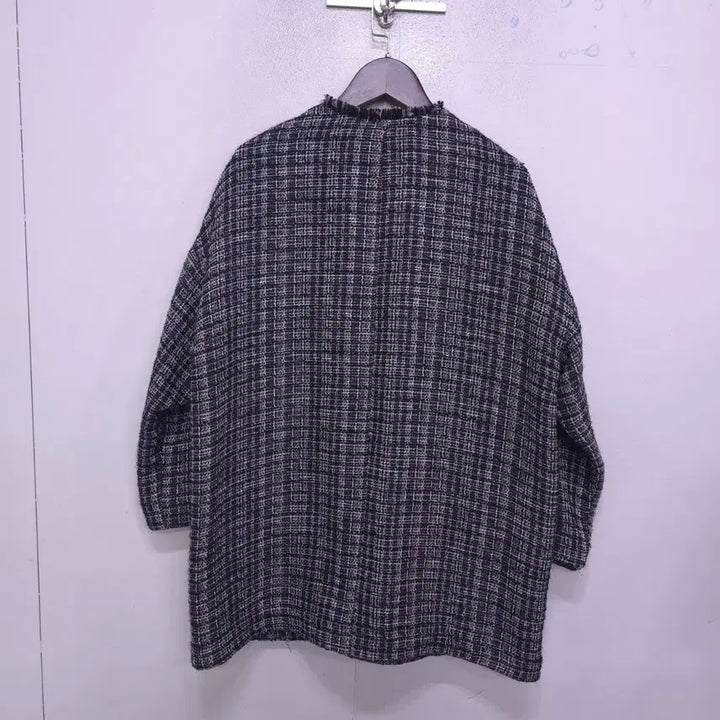 [SOLD OUT] 써스데이아일랜드) 루즈핏 오픈 트위드 자켓 -F