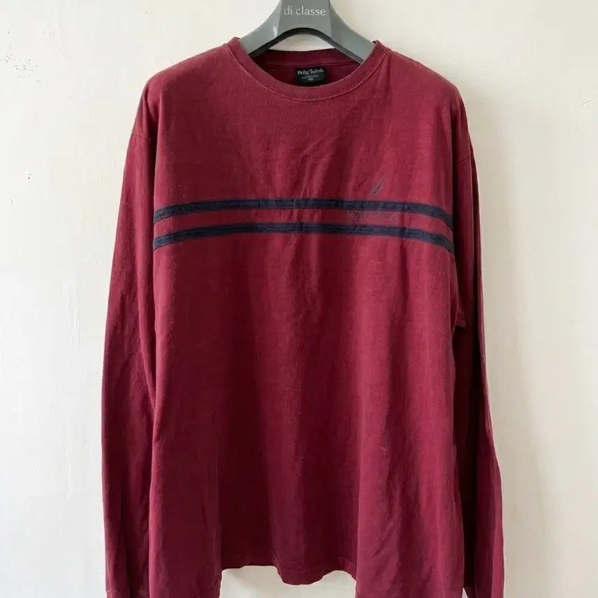 [BUNJANG] Nautica Striped Long Sleeve T-Shirt / NAUTICA 긴팔 티셔츠 XL