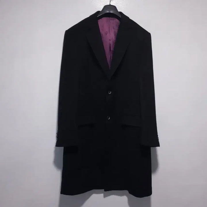 [BUNJANG] Cambridge Members First Class Pure Cashmere 100% Long Coat Black / 100) 캠브리지맴버스 퍼스트클래스 퓨어 캐시미어 100% 롱 코트 블랙