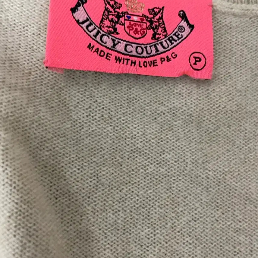 [BUNJANG] Juicy Couture Cashmere 100% Knit Sweater / 재질넘사벽)쥬시꾸띄르 캐시미어100 니트/온라인최저가