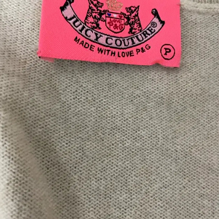 [BUNJANG] Juicy Couture Cashmere 100% Knit Sweater / 재질넘사벽)쥬시꾸띄르 캐시미어100 니트/온라인최저가