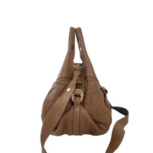 [BUNJANG] Bulgari Chandra Bag Camel 2-Way Leather / 정품 불가리 찬드라백 카멜 2-WAY
