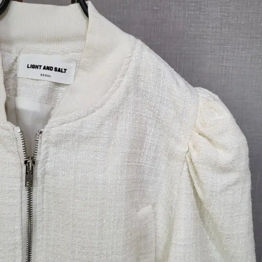 [BUNJANG] Unbranded Volume Sleeve Crop Jacket / 펄 볼륨소매 크롭자켓