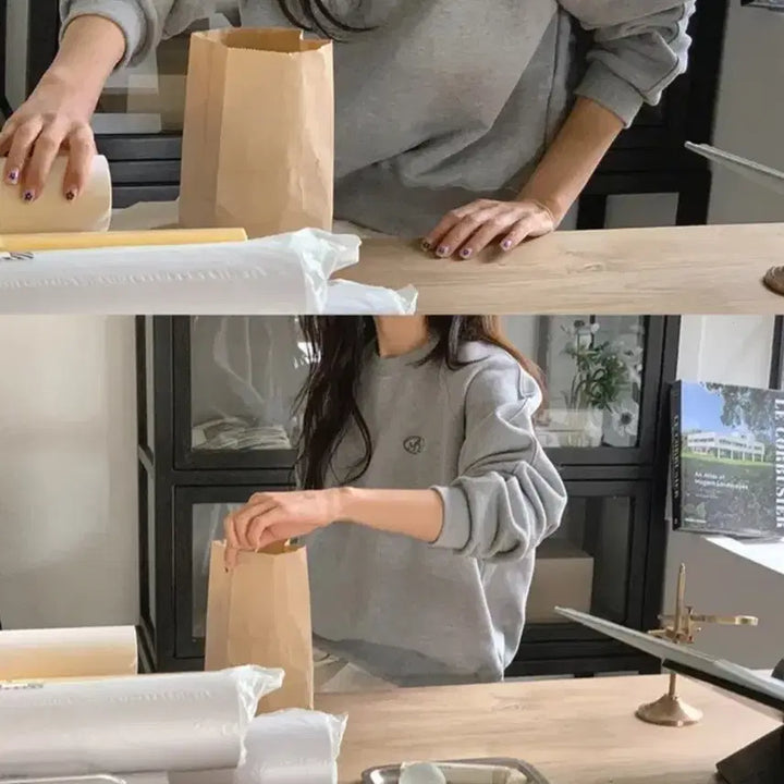 [BUNJANG] UnderB Maybe Gray Crewneck Sweatshirt / 정가 45000원 언더비 자체제작 메이비 맨투맨