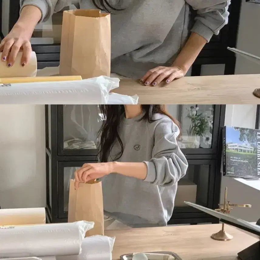 [BUNJANG] UnderB Maybe Gray Crewneck Sweatshirt / 정가 45000원 언더비 자체제작 메이비 맨투맨