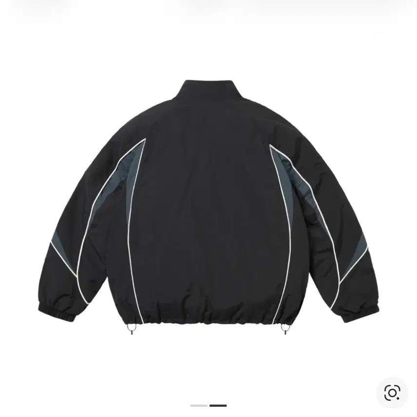 [BUNJANG] Supreme Contrast Piping Track Jacket / 슈프림 콘트라스트 파이핑 트랙 자켓 블랙 - 25FW
