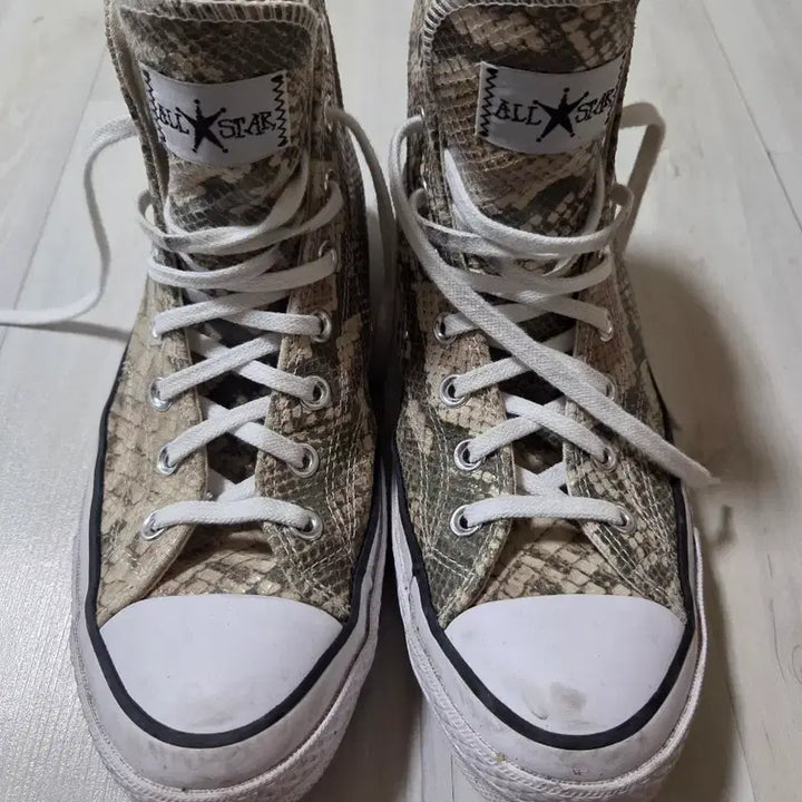 [BUNJANG] Converse x Stussy Chuck 70 High Leather Snakeskin / 컨버스 x 스투시 척 70 하이 레더 스네이크스킨 275