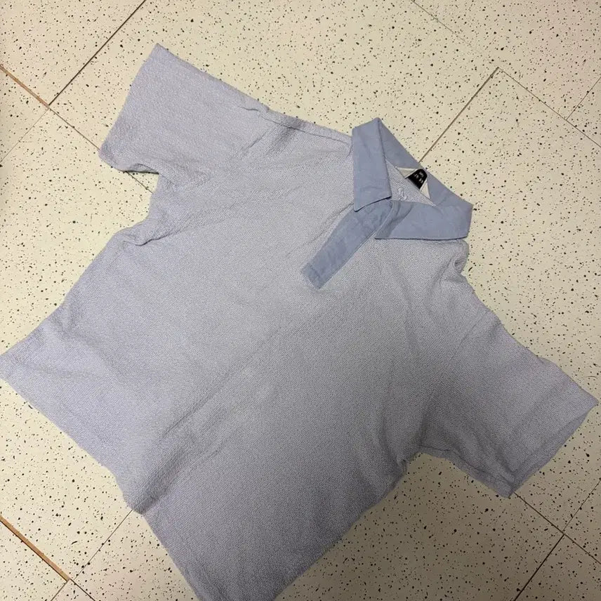 [BUNJANG] After Pray Knit Collar T-Shirt / 에프터프레이 니트 카라티