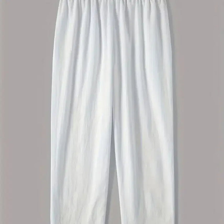 [BUNJANG] White Wide Leg Pants / 화이트 와이드 팬츠.새상품