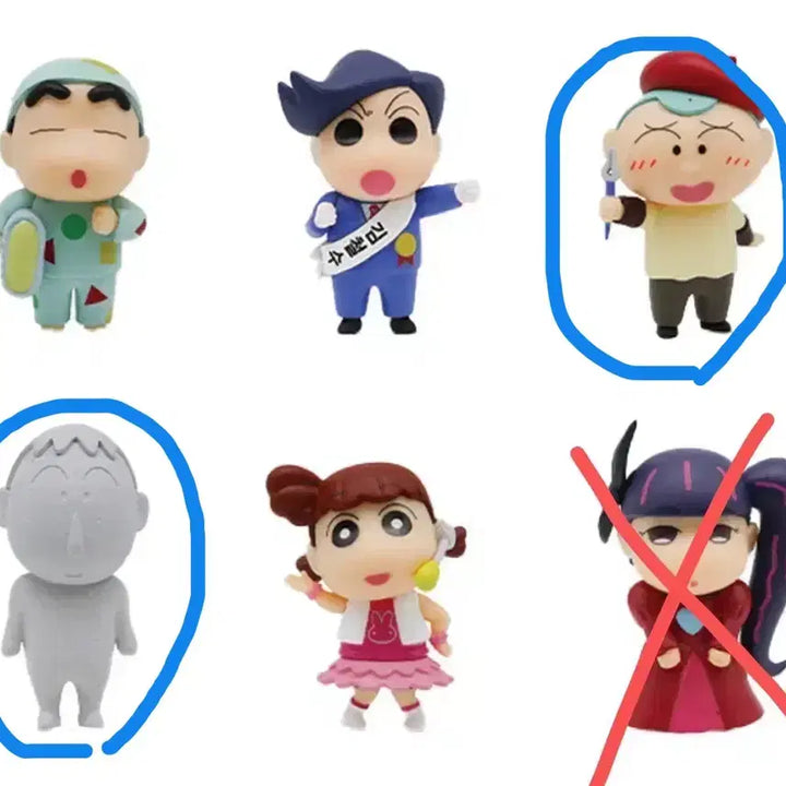 [BUNJANG] Crayon Shin-chan Sleeping Adventure Figure (Mitsuru, Masao, Shin-chan) / [새상품] 짱구 폭풍수면 피규어 (훈이/맹구/철수)
