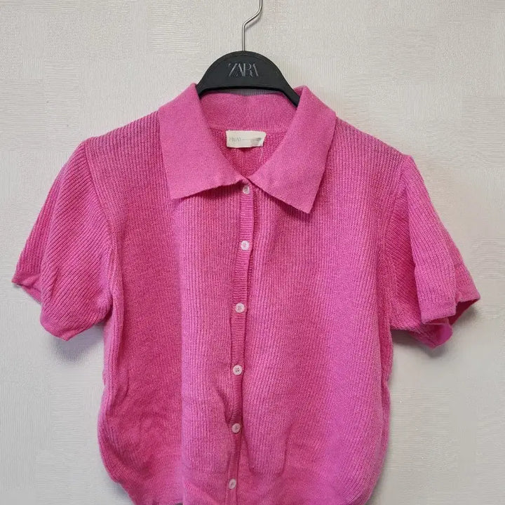 [BUNJANG] UnderB Maybe Bamboo Soft Jena Short Sleeve Cardigan Blossom Pink / 언더비 메이비 밤부소프트 제나 반팔 가디건 블러썸핑크