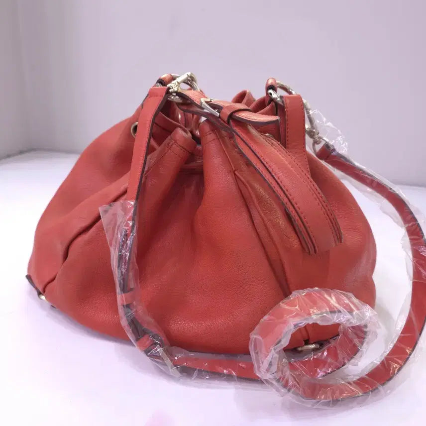 [SOLD OUT] MCM) 정품 엠씨엠 리얼가죽 복조리 숄더백